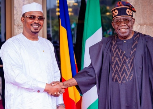 Nigeria-Tchad : Tinubu reçoit Deby Itno pour des discussions sur la sécurité