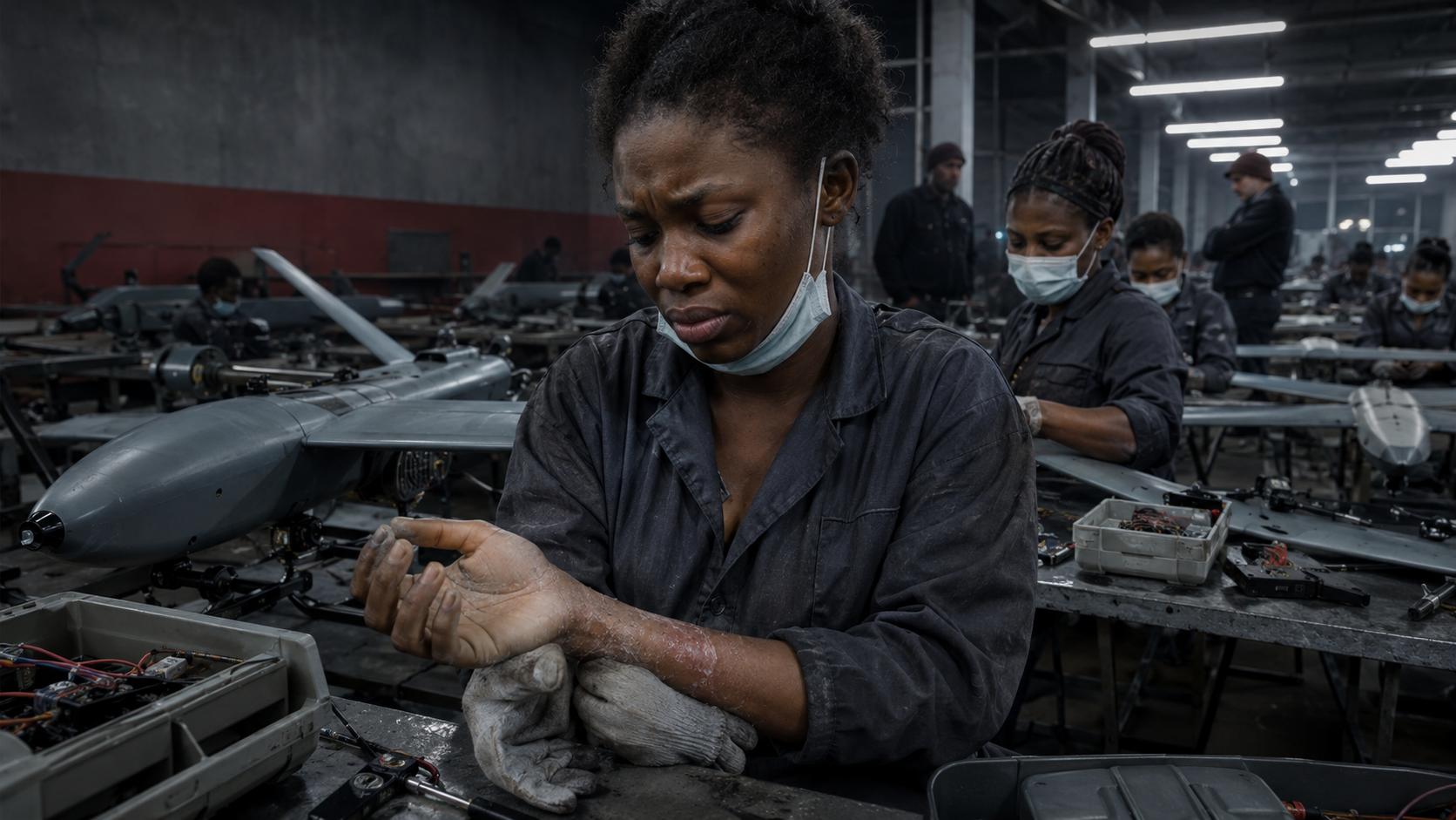 « Ma peau pelait »: les Africaines piégées pour fabriquer des drones russes